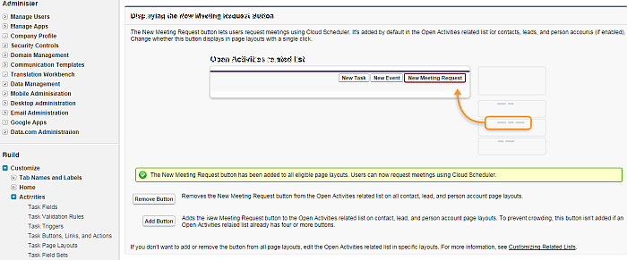 salesforce.com enable cloud scheduler to create group meetings easily