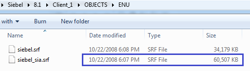 Issue with starting-up of Siebel Sample client
