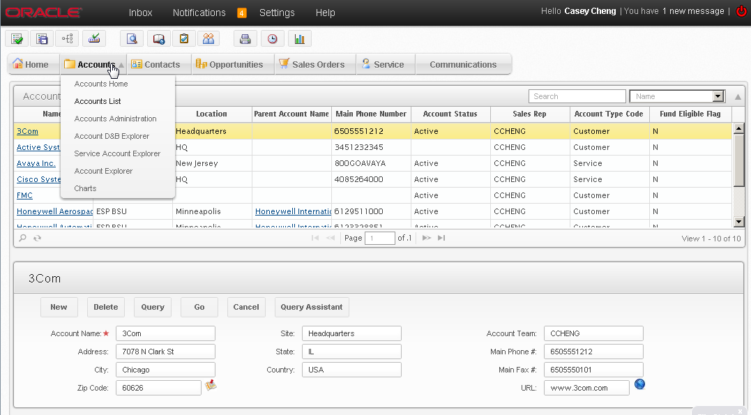 siebel high interactivity framework for ie