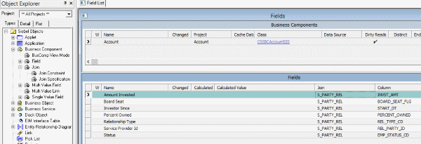 Explicit and implicit joins in Siebel