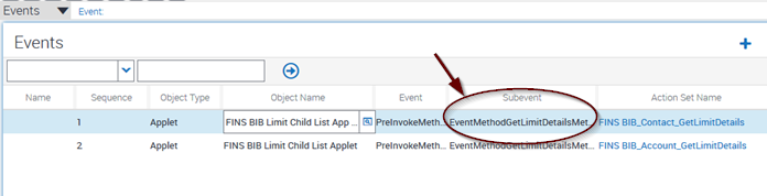 Using the eventmethod Method In Siebel