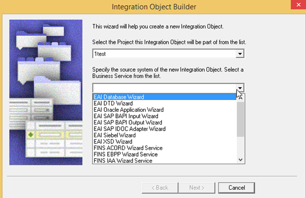 Create new integration objects in Siebel tools