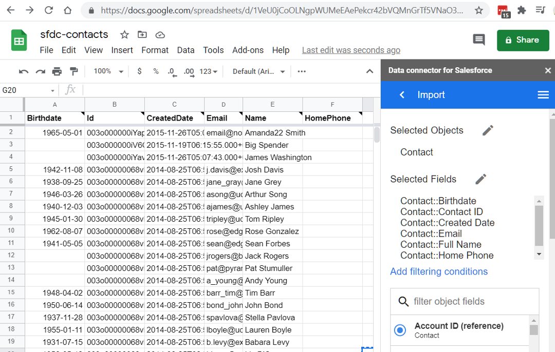 google-sheets-export-contacts-salesforce